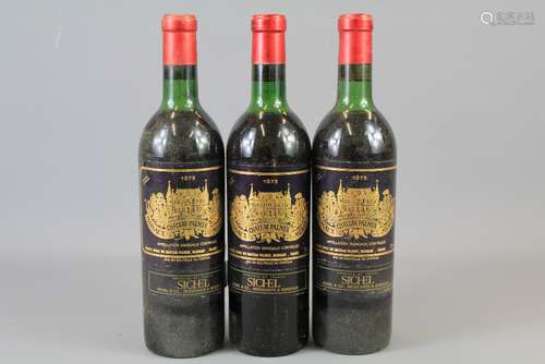 Red Bordeaux Wine, Chateau Palmer Margaux (Grand Cru Classe) 1973