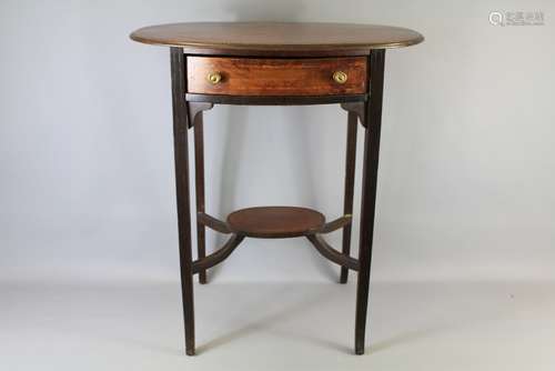 Edwardian Oval Occasional Table