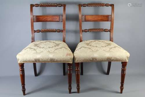 A Pair of Regency Dining Chairs