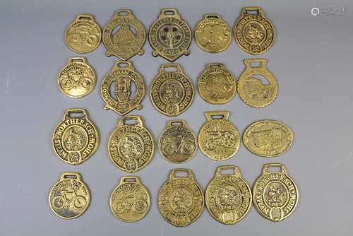 A Collection of Vintage Horse Brasses