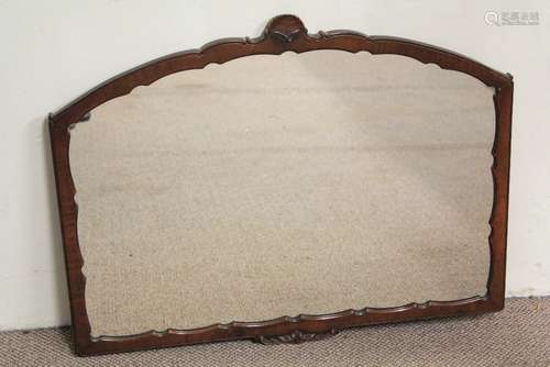 A Mahogany Over Mantel Mirror