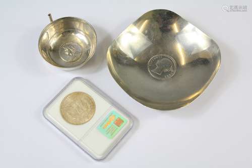 A Silver Pin Dish