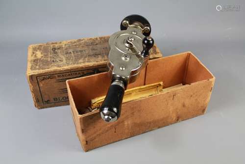 A Victorian Dr Macaura's Blood Circulation Massager, nr 13932, in the original box