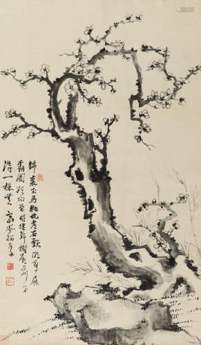 高凤翰（1683-1749） 锦梅 纸本 立轴