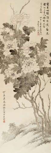 孙诵昭（1878-1968） 祥和 纸本 立轴