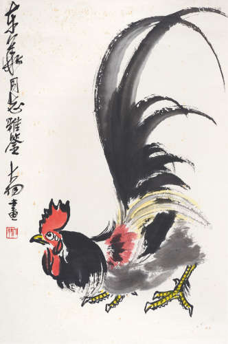 陈大羽（1912～2001） 大吉图 镜心 设色纸本