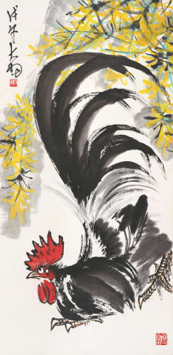 陈大羽（1912～2001） 大吉图 镜心 设色纸本