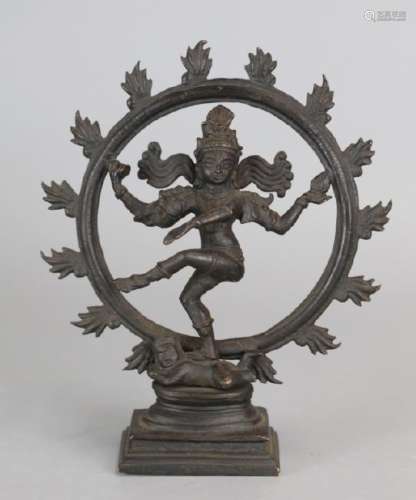 bronze deity, India, 19th c.