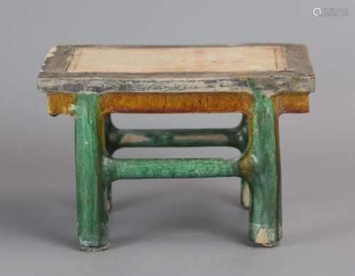 Chinese ceramic bench/table, Ming dynasty