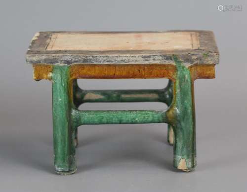 Chinese ceramic bench/table, Ming dynasty