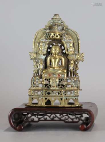 bronze Buddha, India, 18th/19th c.