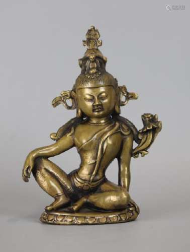 Tibetan bronze Buddha
