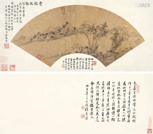 文嘉（1501～1583） 溪山清远图 镜心 水墨纸本