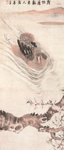 姚元之(1773-1852) 春江水暖 设色 纸本立轴