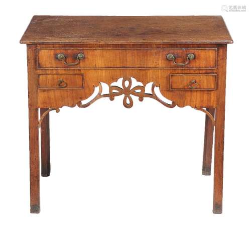 A George III mahogany side table, circa 1775