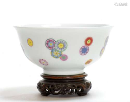 Chinese Famille Rose Flower Bowl