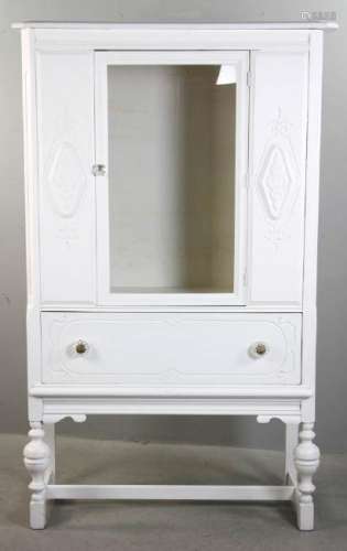 1920's Style Painted Cabinet