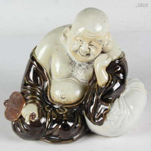 Japanese Meiji Period Porcelain Buddha