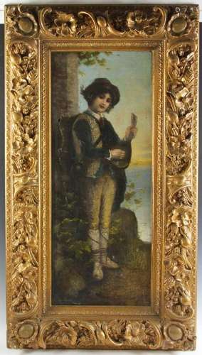 19th Century Italian School Oil on Canvas