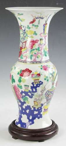 18th/19thC Chinese Enameled Vase