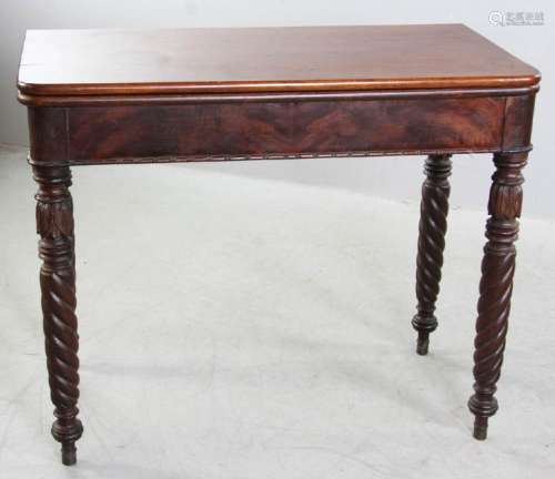 Late 19th/Early 20th C Federal Sheraton Card Table