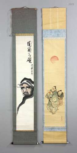 Two Japanese Scrolls