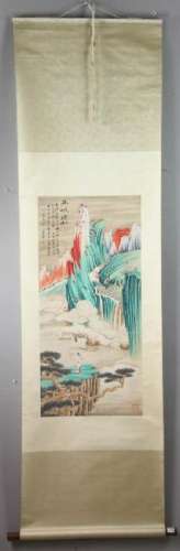 Scroll Chinese Watercolor After Zhang Daqian