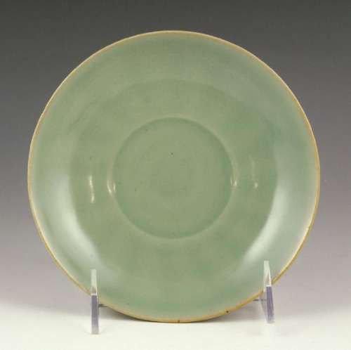 Chinese Green Celadon Porcelain Dish