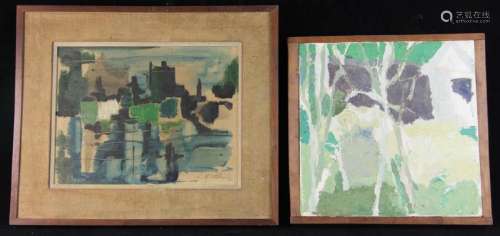 Two Paintings, One Signed R. Tottle