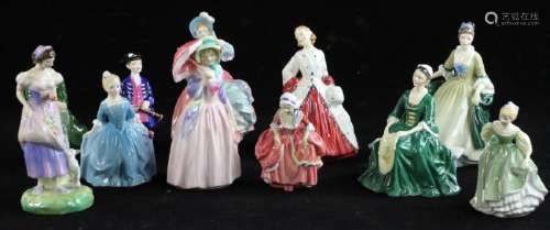 Collection of Eleven Royal Doulton Figurines