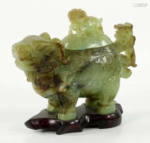Antique Chinese Carved Jade Animal Figure