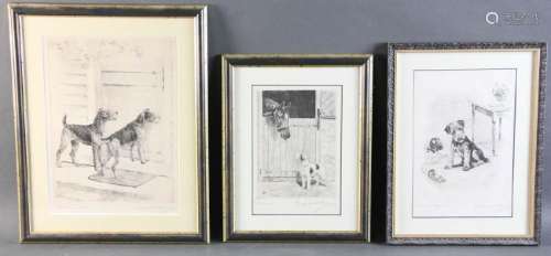Marguerite Kirmse Three Lithographs