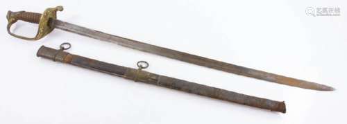 Antique Civil War Sword with Scabbard