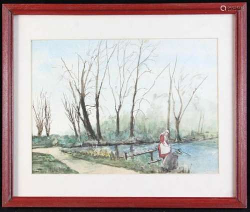 George Noyes Watercolor Landscape