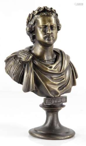 Russian Tsar Peter the Great, Bronze Bust