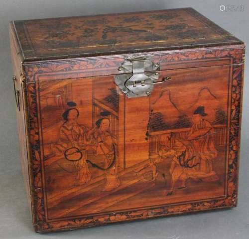 19thC Chinese Tea Chest with Attribution