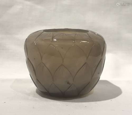 Carved Agate Vase