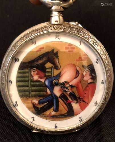 Vintage Ancre 15 Rubis Remontoir Pocket Watch
