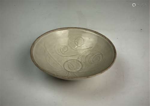 Ding Ware Porcelain Flower Petal Bowl