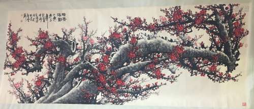 Chinese Painting On Paper Signed Wan Chengxi