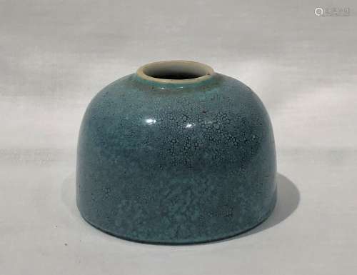 Robin Egg Blue Porcelain Bee Hive Water Pot