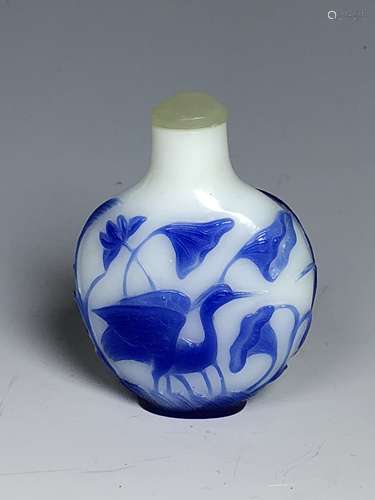 Peking Glass Snuff Bottle