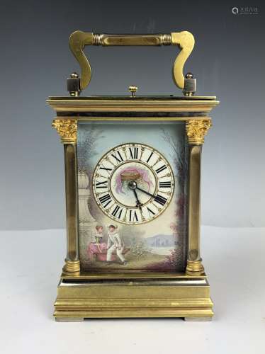 V.R. Brevete French Carriage Clock