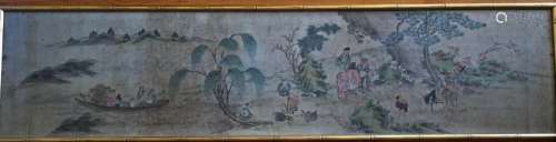 Chinese Painting On Paper With Frame