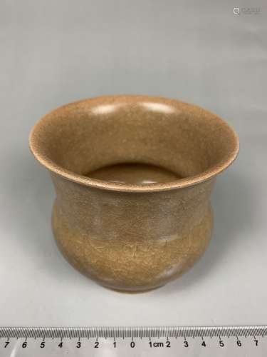 Brown Glazed Porcelain Cup