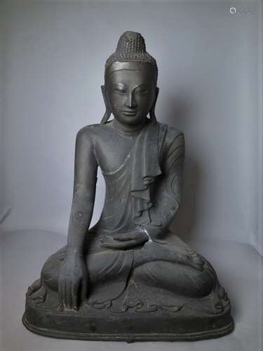 Large Bronze Figure of Buddha