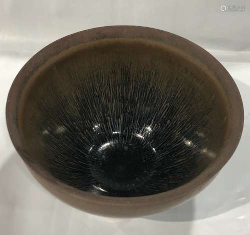 Oil Splash Porcelain Bowl