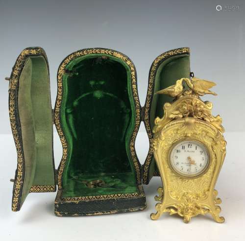 French Carriage Clock Signed A. Ollier