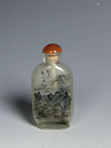 Inside Painted Glass Snuff Bottle