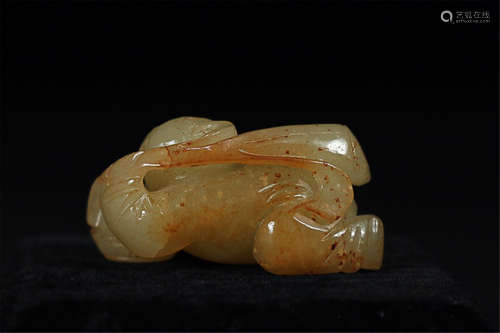 A HETIAN JADE CARVED CHILD HAND PIECE